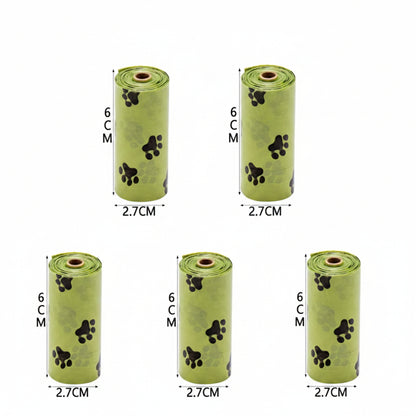 Portable Dog Pooper Scooper Outdoor Pet Waste Pick-Up Cleaner Built-In Garbage Bag Handheld Pet Poop Grabber No Touch Design